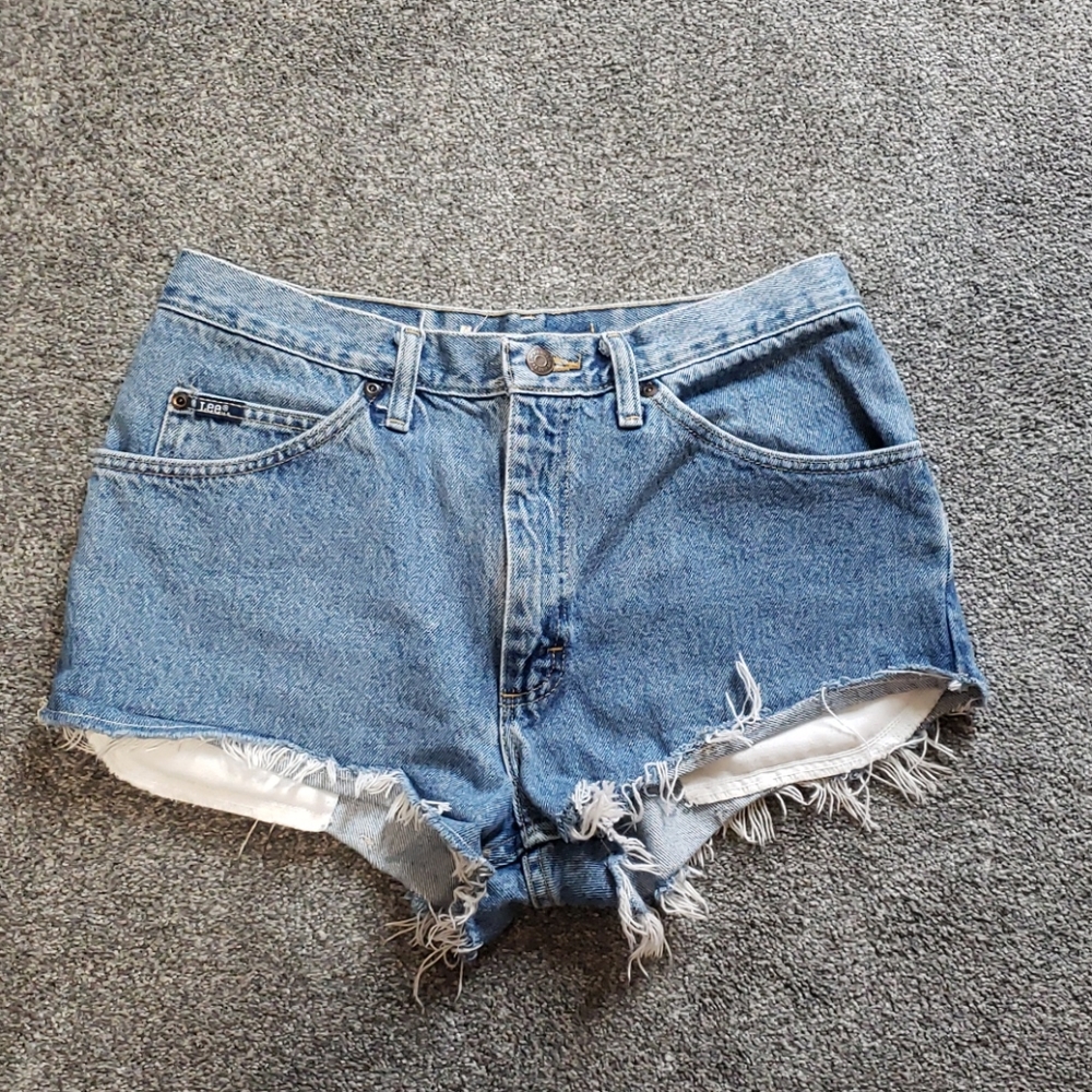 Lee cut off denim booty shorts vintage